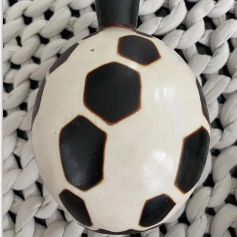 Vintage Antonio Lozada Chulucanas Peru Art Pottery Vase Set Of 2 Decor Signed